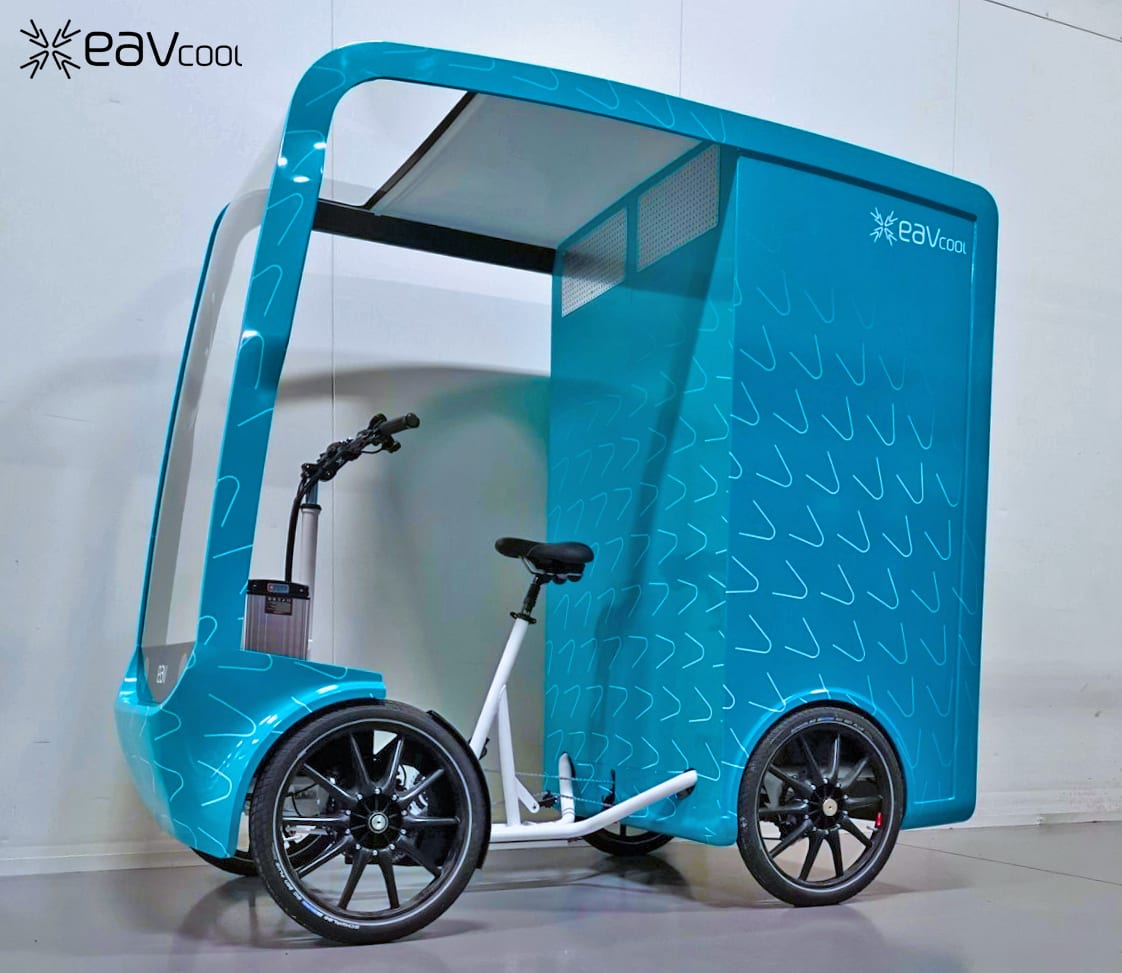 EAV launches world's first fully temperaturecontrolled ecargo bike