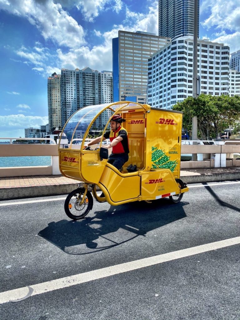 DHL pilots ecargo bikes in Miami CiTTi Magazine