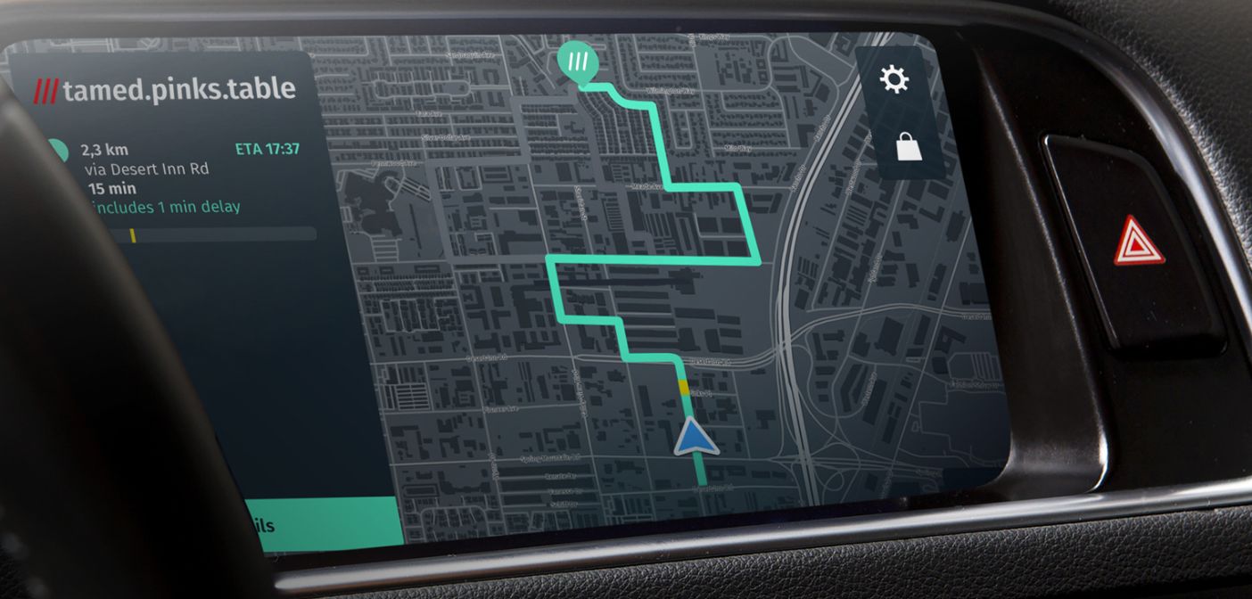 Here adds what3words to car navigation systems CiTTi Magazine