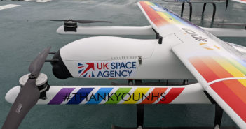 NHS drone receives UK Space Agency backing
