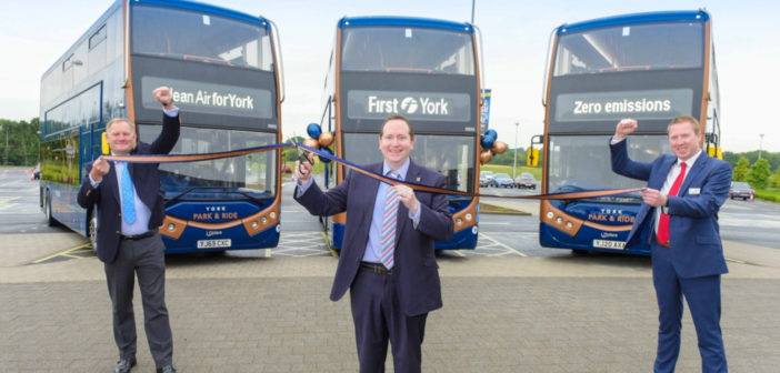 First Bus Rolls Out UK U0026 39 S Biggest Zero Emission Park And