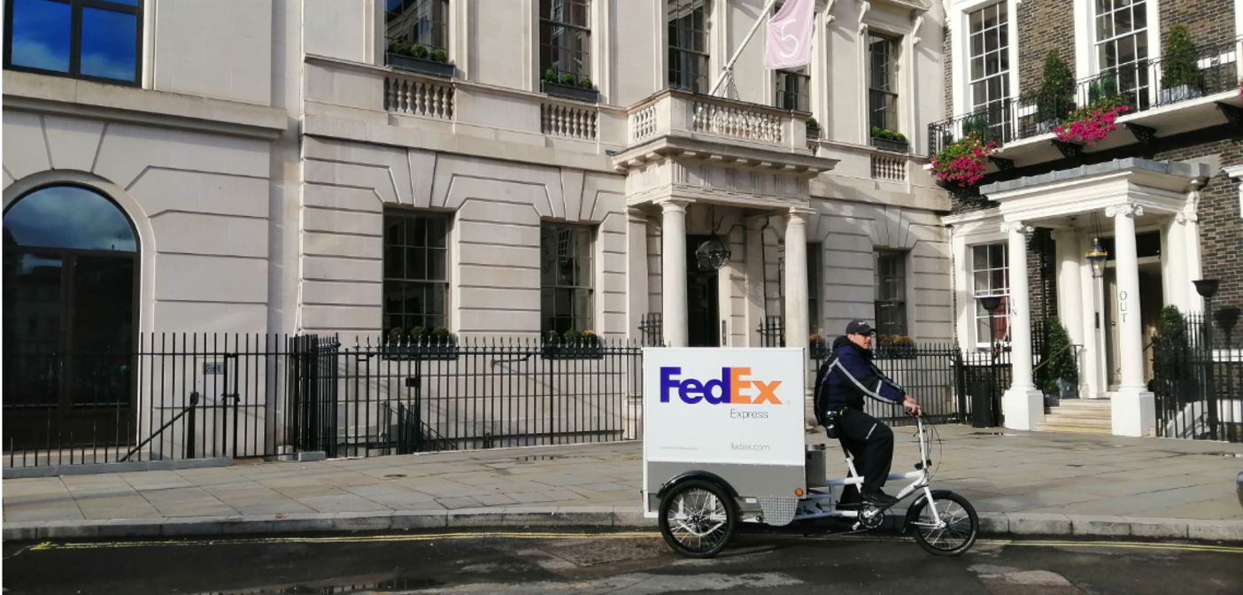 fedex bike courier