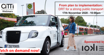 From plan to implementation: DRT for a strong public transport – Watch on demand now!