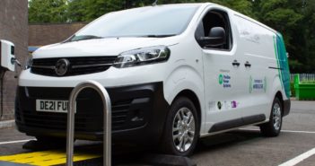 Wireless charging electric van trial launches in Edinburgh