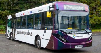 New livery for Scotland’s autonomous bus revealed