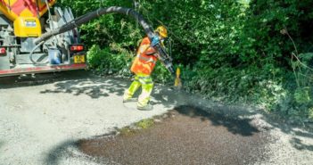 Road patching machines deployed across West Sussex
