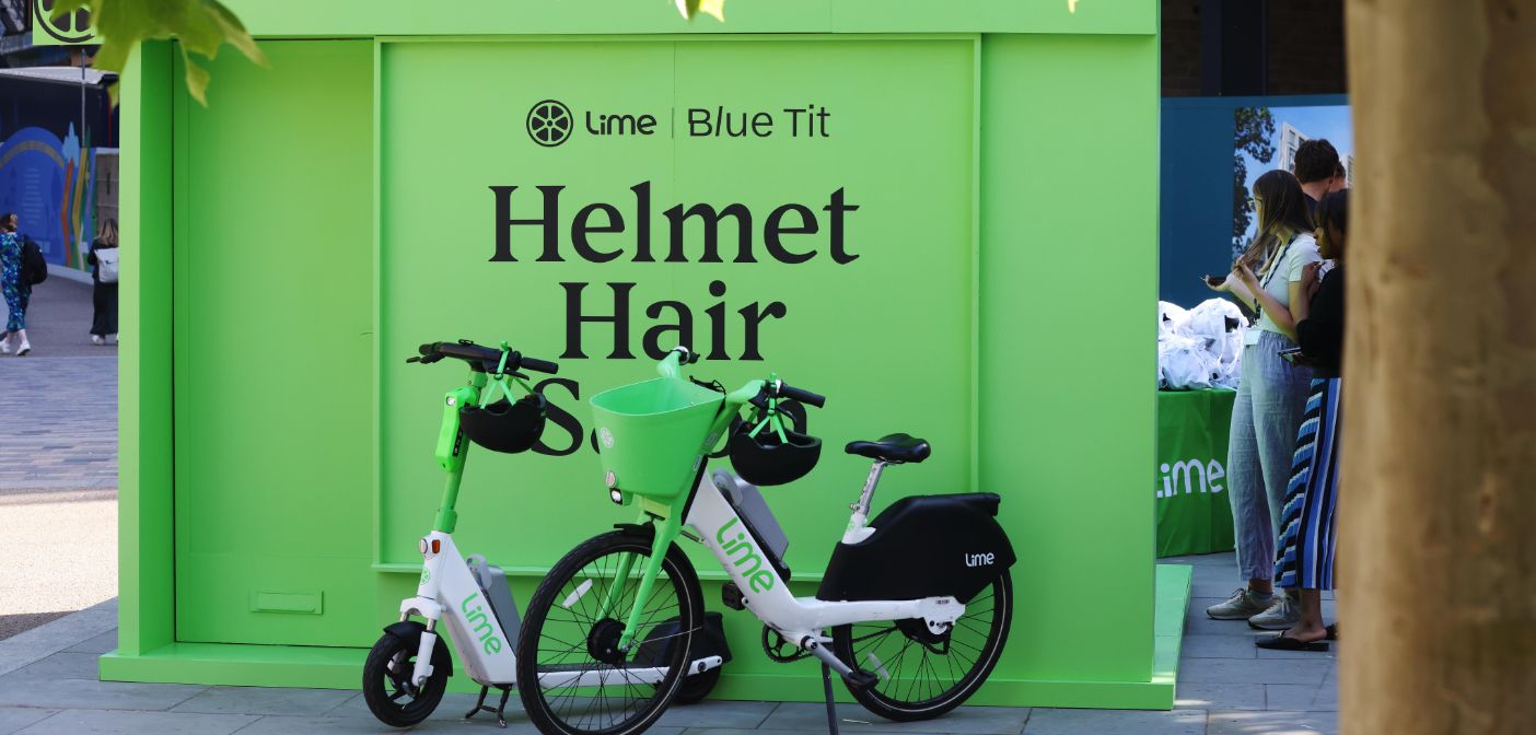 Lime opens popup 'helmet hair salon' for road safety CiTTi Magazine