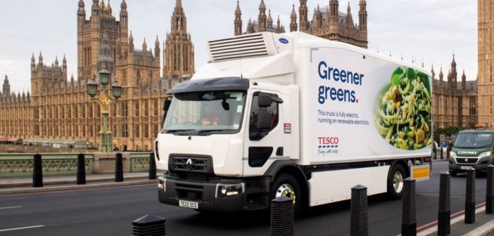 Tesco launches zero-emission deliveries to more than 400 city centre stores