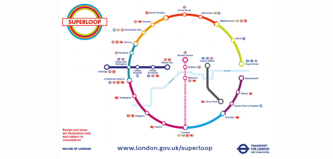 TfL publishes new map of 'Superloop' bus network | CiTTi Magazine