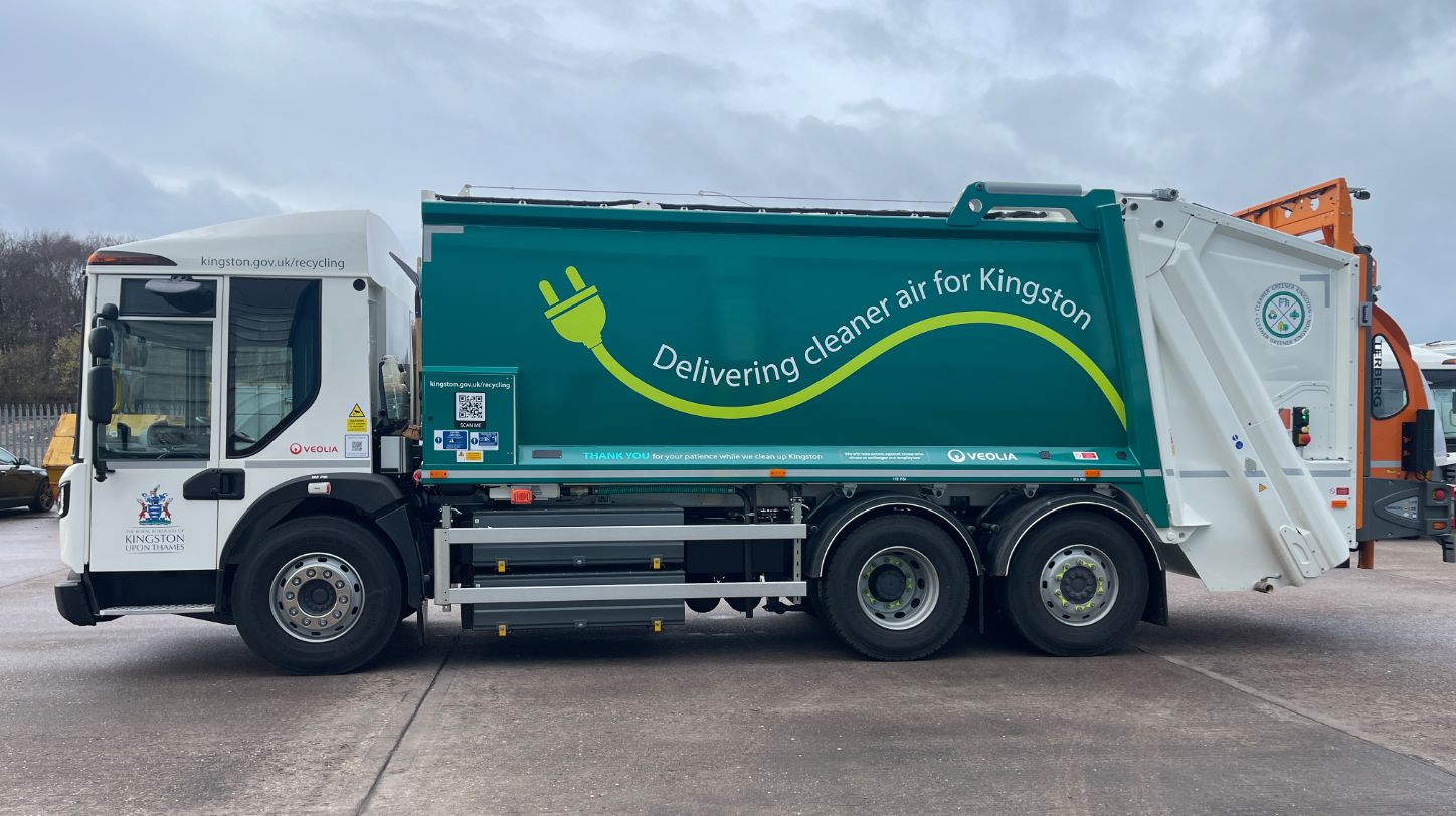 Kingston Council rolls out new fleet of electric wastecollection vehicles