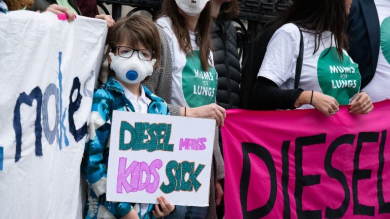 Air pollution budgets reduced by 99% since 2020, Mums for Lungs data suggests